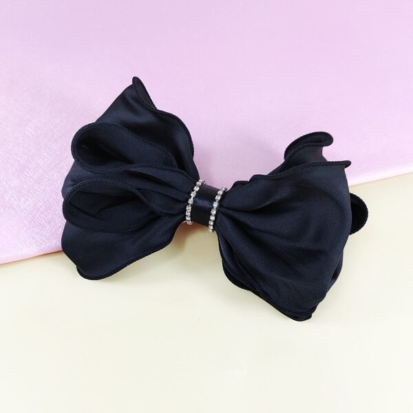 

Bow Design French Clip, Black