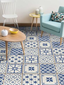 5 cái Ngói Mẫu Sàn Nhãn Dán - Nhiều màu - Xem 2