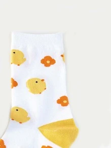 Calcetines pollo patrón - Multicolor - Ver 3