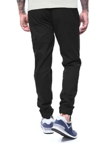 Manfinity Homme Men 2pcs Drawstring Waist Slant Pocket Trousers - Multicolor - View 3