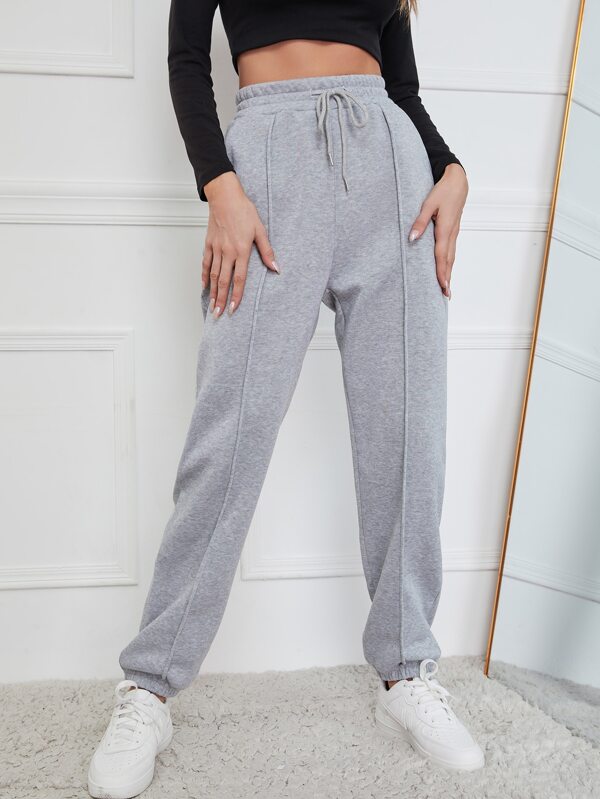 Générique Pantalon Jogging Pour Femme Taille Haute Survêtement Poches