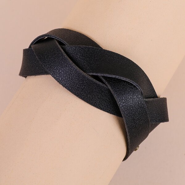 

PU Leather Bracelet, Black