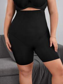 Shorts de fajas unicolor - Negro - Ver 3