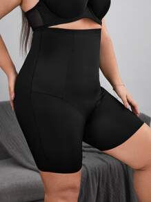 Shorts de fajas unicolor - Negro - Ver 4