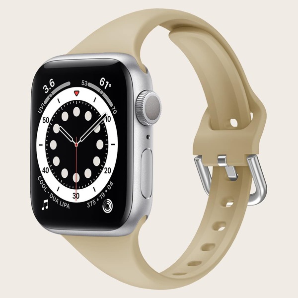 

Silicone Watchband For iWatch, Mocha brown