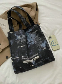 Balo in hình địa lý nhiều màu sắc Túi thể thao tập gym nhẹ Túi đeo vai học sinh tiện dụng Túi mua sắm họa tiết chữ nhuộm loang nhẹ, phong cách công sở cho nữ sinh viên đại học, tân binh & nhân viên văn phòng Hoàn hảo cho văn phòng, đại học, công sở, kinh doanh, đi làm Túi đi học, sức chứa lớn, nhẹ, di động, thích hợp cho nữ sinh viên đại học, hoàn hảo cho ngày tựu trường, đại học, trung học cơ sở, trung học phổ thông, công việc, kinh doanh, đi làm, túi tote hợp thời trang cỡ lớn, ý tưởng truyền cảm hứng mùa thu tuyệt vời nhất - màu đen - Xem 6