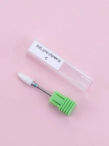 锥形美甲钻头 电动锉刀钻头 陶瓷美甲钻头 - 綠色 - 查看 3