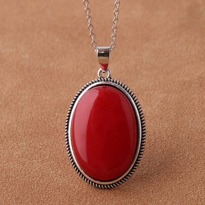 Oval Charm Necklace
