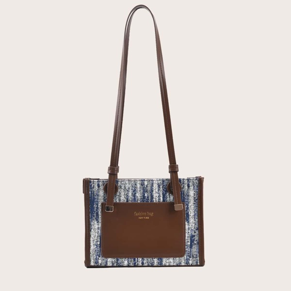 

Tie Dye Pattern Square Bag, Multicolor
