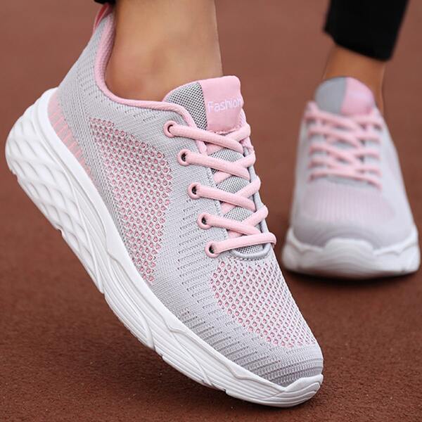 

Two Tone Breathable Running Shoes, Multicolor