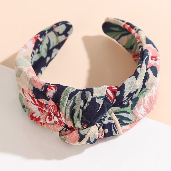 

Flower Print Headband, Multicolor