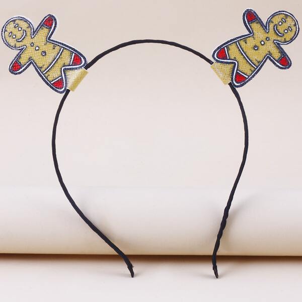 

Christmas Gingerbread Man Decor Headband, Multicolor