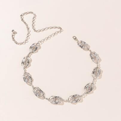 Hollow Out Chain Belt