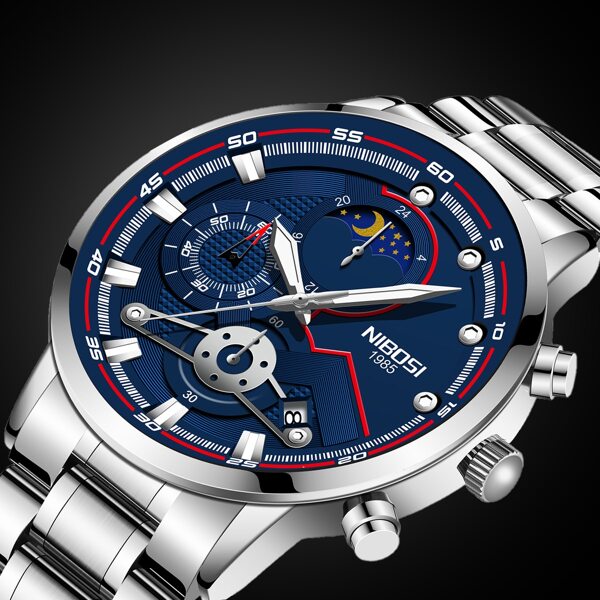 

Round Pointer Date Quartz Watch
