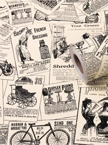 1張復古海報牆紙 - 彩色 - 查看 5