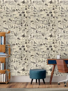 1張復古海報牆紙 - 彩色 - 查看 6