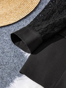 DreamSkyne Blazer en dentelle à bouton