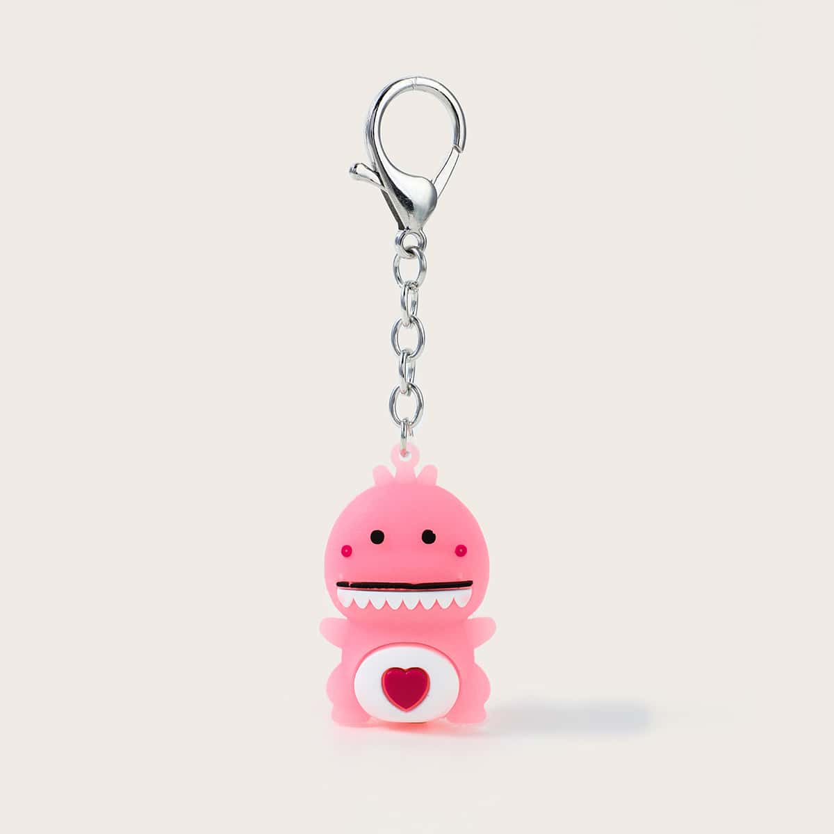 

1pc Cartoon Pendant Keychain, Pink