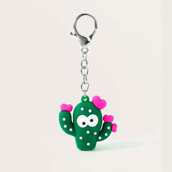 

Cartoon Cactus Design Bag Strap, Green