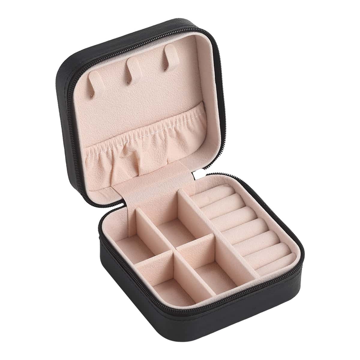 

Solid Color Jewelry Box, Black