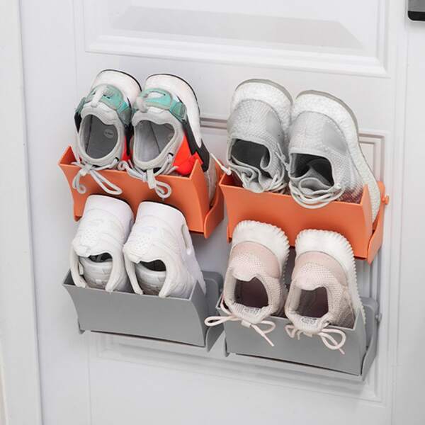 

1pc Random Color Shoe Storage Rack, Multicolor