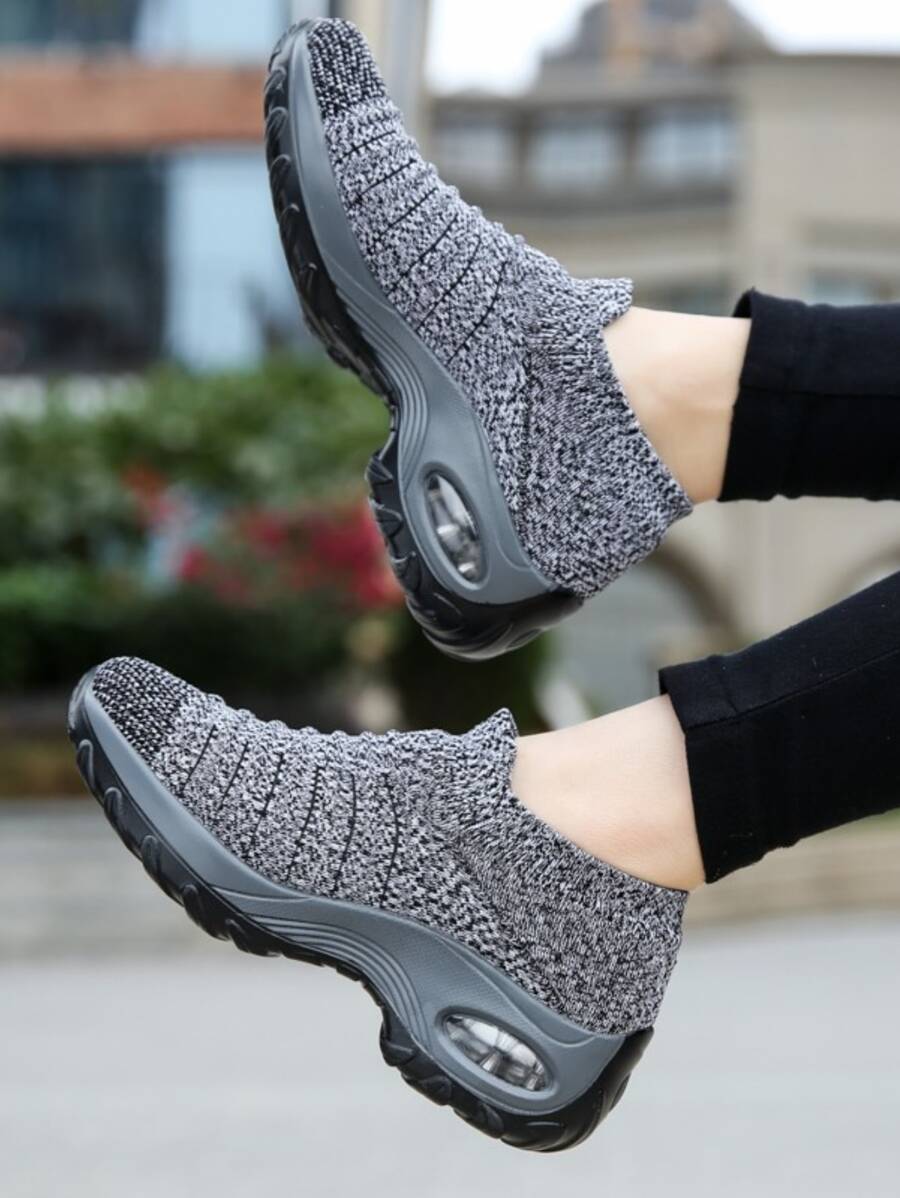 minimalist-knit-slip-on-chunky-sneakers-shein-usa