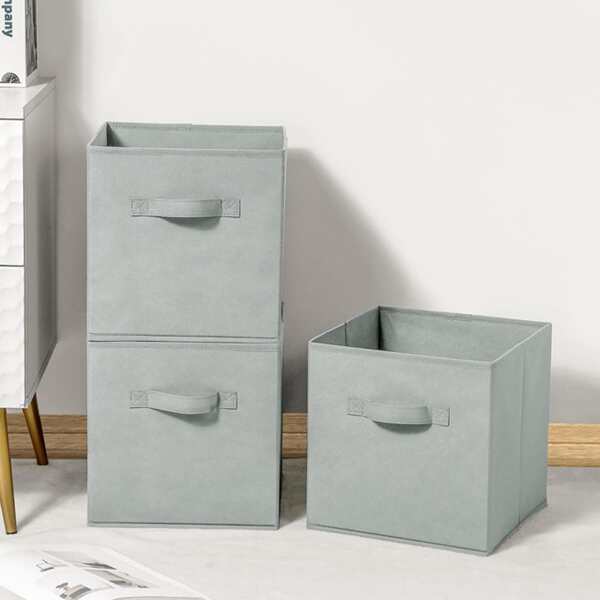 

1pc Plain Random Color Clothes Storage Box, Multicolor