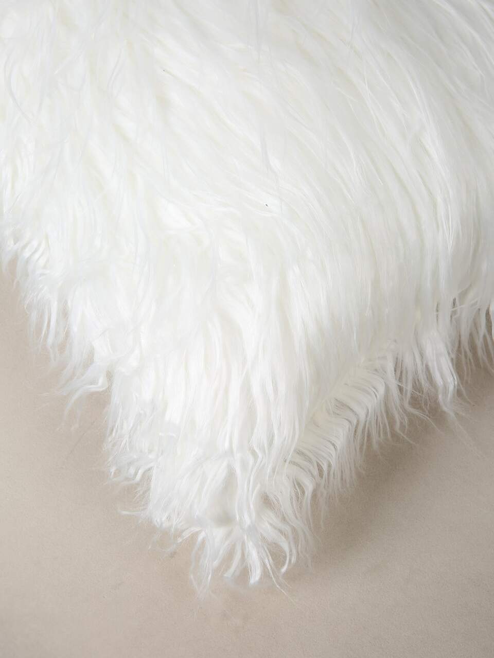 Solid Color Plush Cushion Cover Without Filler