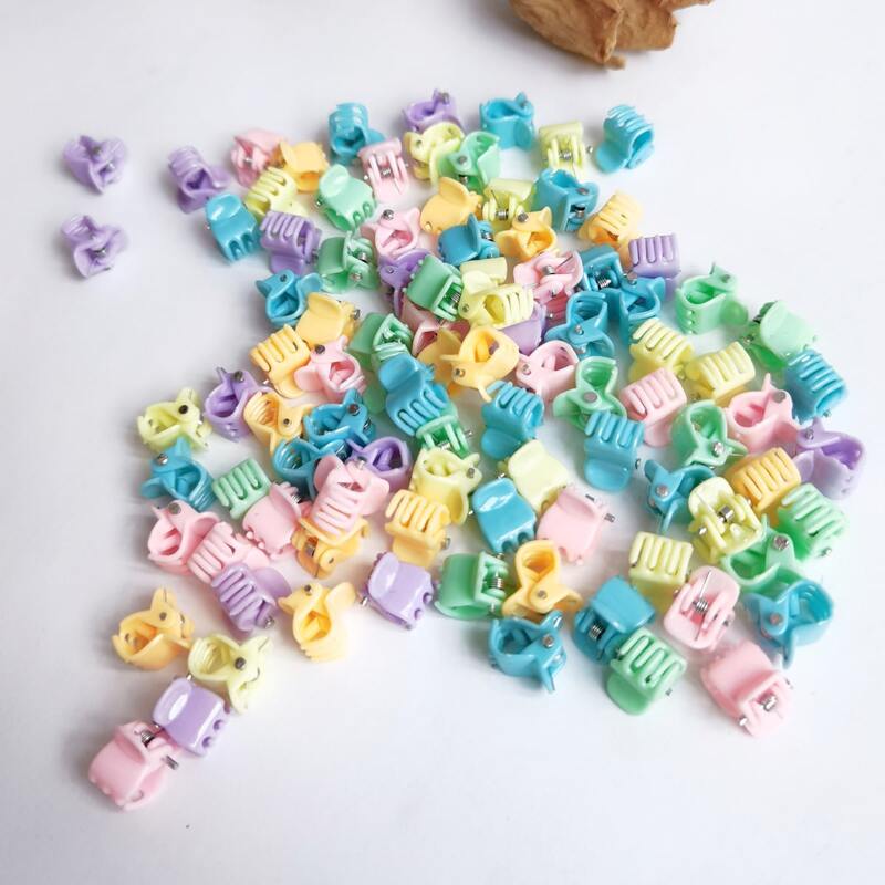 

100pcs Random Color Hair Claw, Multicolor