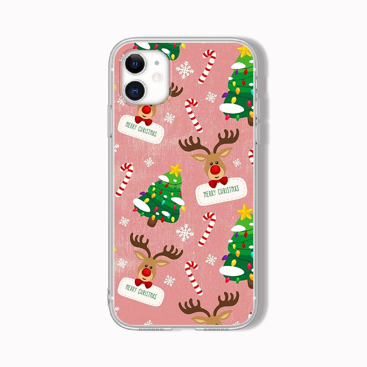 

Christmas Elk Pattern Phone Case, Multicolor