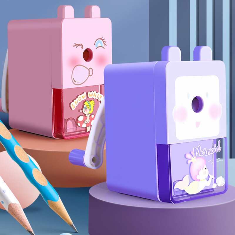 

1pc Cartoon Graphic Random Pencil Sharpener, Multicolor