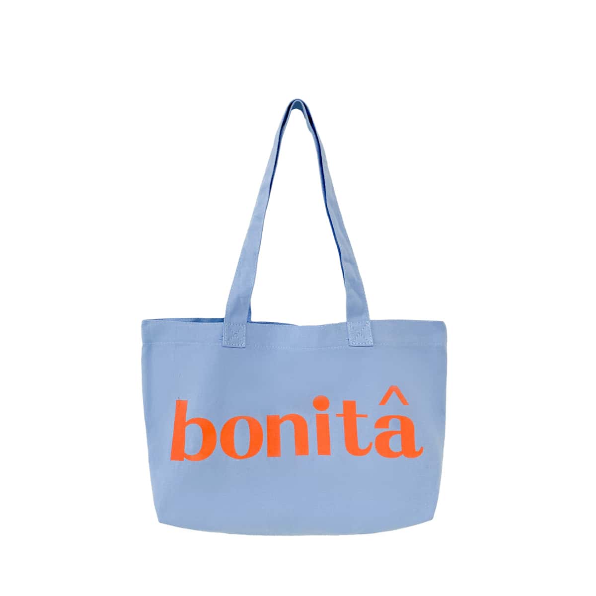 

Letter Graphic Tote Bag, Blue