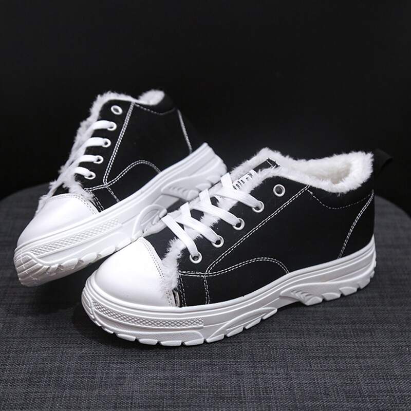 

Lace Up Front Canvas Shoes, Black