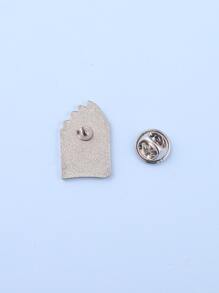 女孩書本造型胸針 - 藍色 - 查看 4