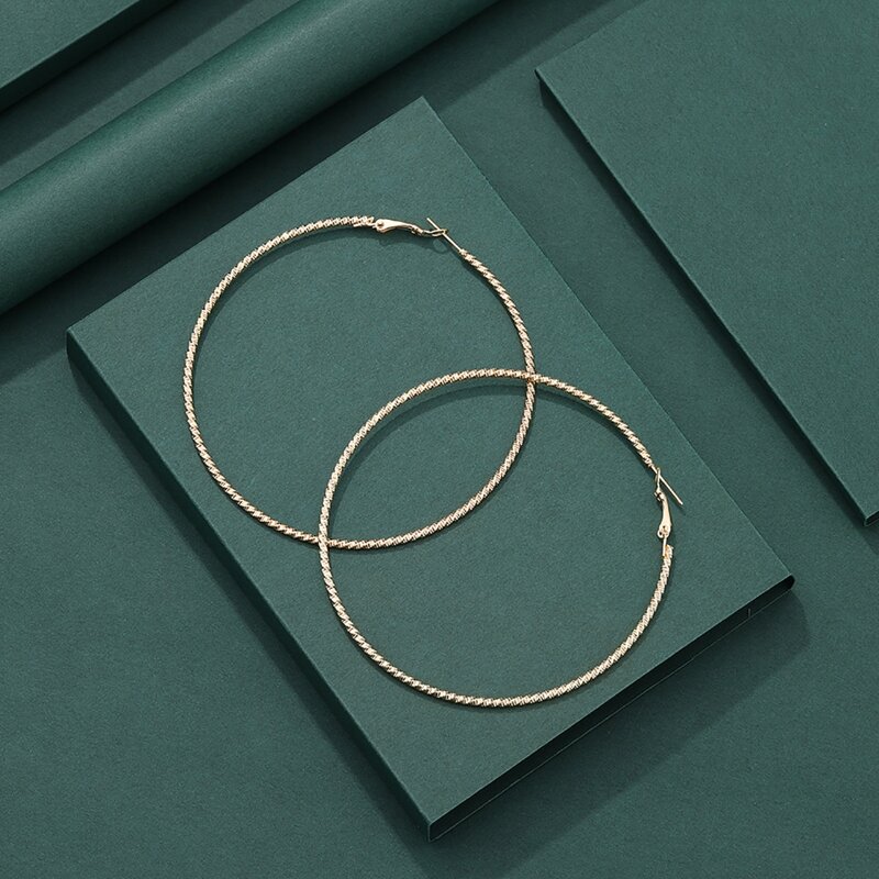 

Minimalist Hoop Earrings, Gold