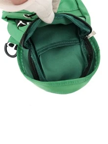 男士字母圖案單肩包 - 綠色 - 查看 3