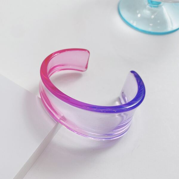 

Resin Cuff Bangle, Multicolor