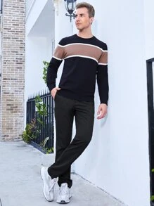 Manfinity Men Hidden Pocket Trousers - Black - View 5