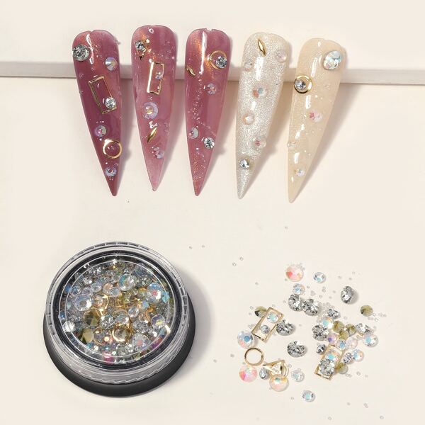 

1box Nail Art Decoration, Multicolor
