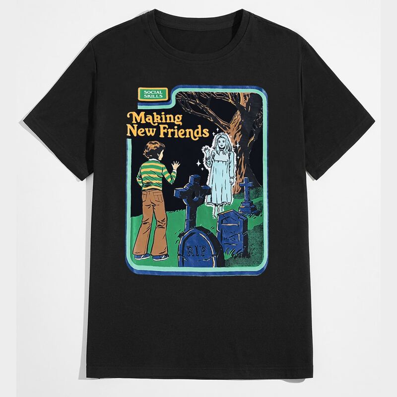 

Guys Letter Figure Graphic Tee, Black