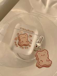 Hộp đựng họa tiết gấu hoạt hình dễ thương Tương thích với Airpods - Nhiều màu - Xem 4