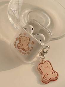 Hộp đựng họa tiết gấu hoạt hình dễ thương Tương thích với Airpods - Nhiều màu - Xem 5