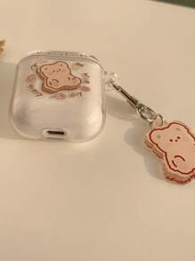 Hộp đựng họa tiết gấu hoạt hình dễ thương Tương thích với Airpods - Nhiều màu - Xem 6