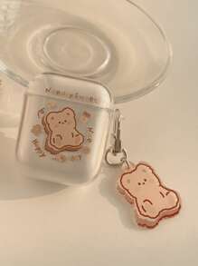 Hộp đựng họa tiết gấu hoạt hình dễ thương Tương thích với Airpods - Nhiều màu - Xem 7