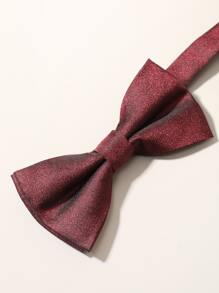 Men Bow Decor Tie & Suspenders - Multicolor - View 4