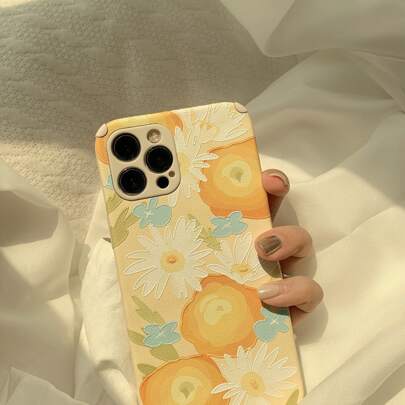 Flower Painted Phone Case