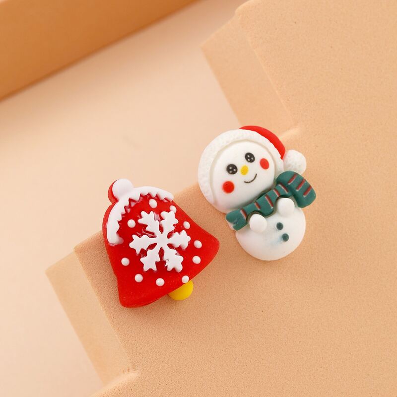 

Snowman Stud Earrings, Multicolor