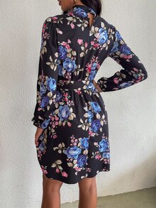 Đầm Thắt lưng Hoa Giải trí - Nhiều màu - Xem 2