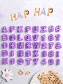 40入組字母形狀餅乾模具