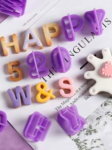 40入組字母形狀餅乾模具